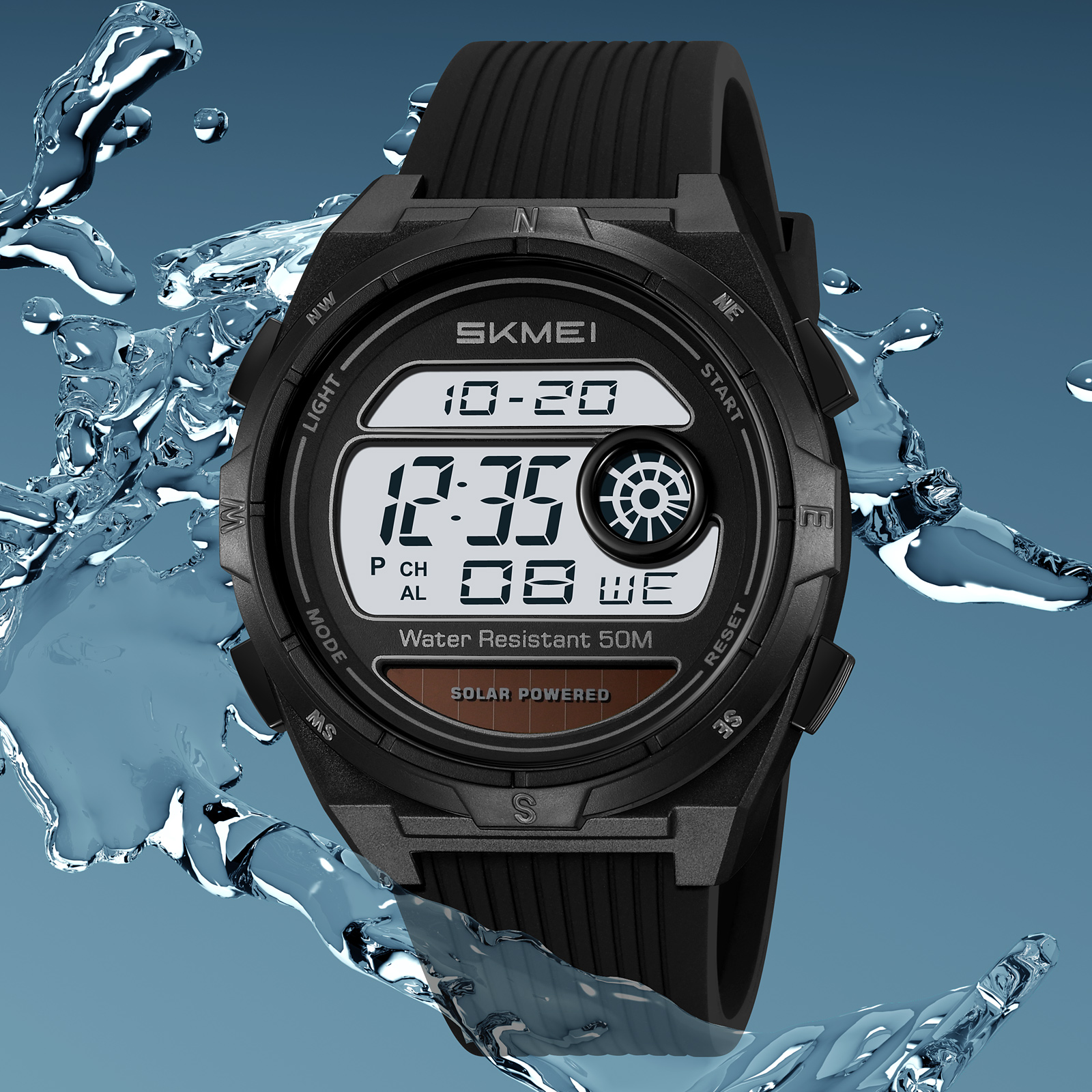 SKMEI 2436 Solar Digital Watch - Lantern Paper Solar ulasan dan harga