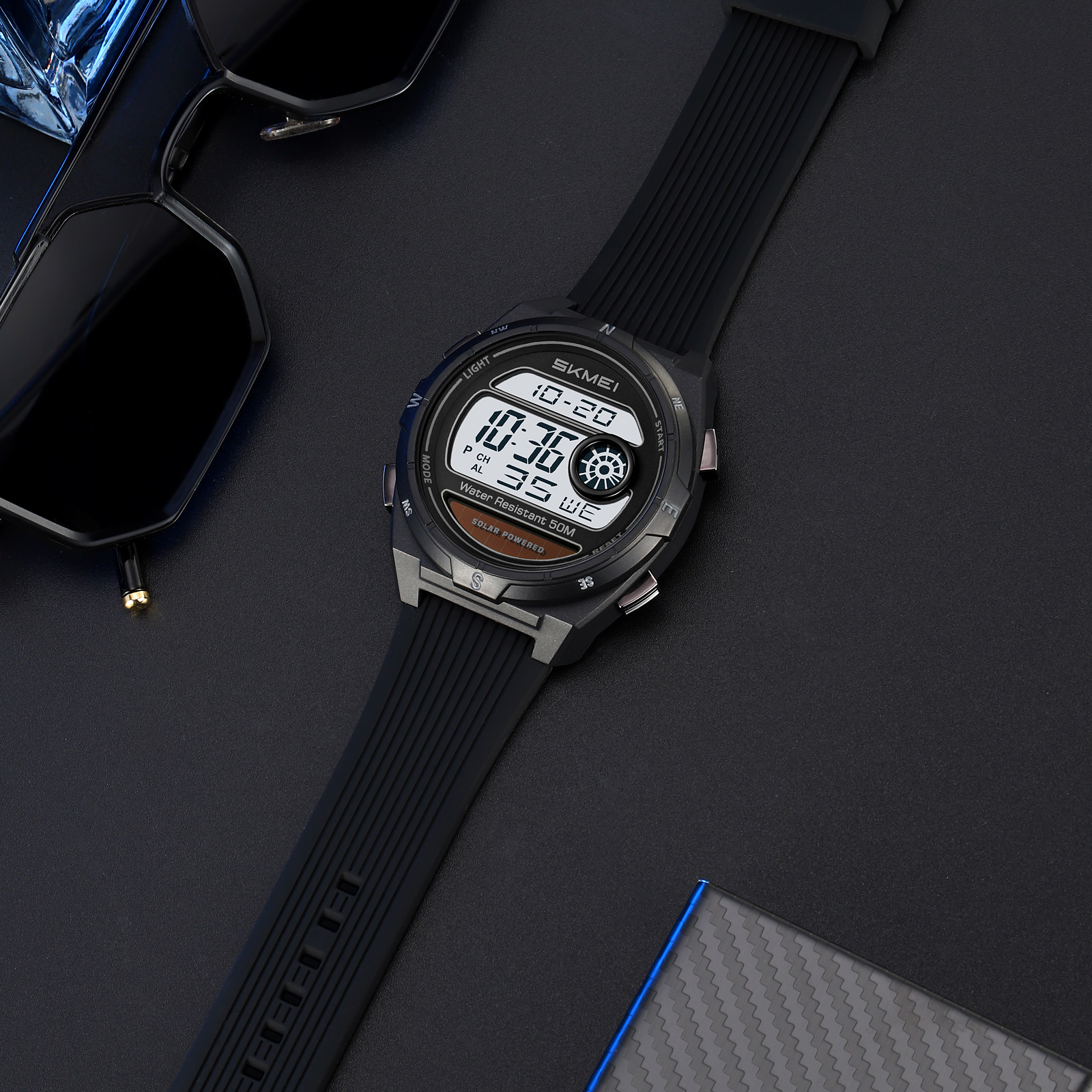 SKMEI 2436 Solar Digital Watch - Lantern Paper Solar ulasan dan harga