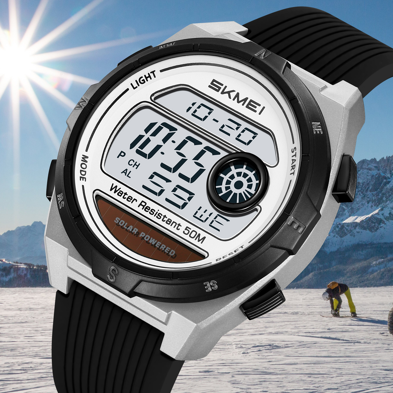 SKMEI 2436 Solar Digital Watch - Lantern Paper Solar ulasan dan harga