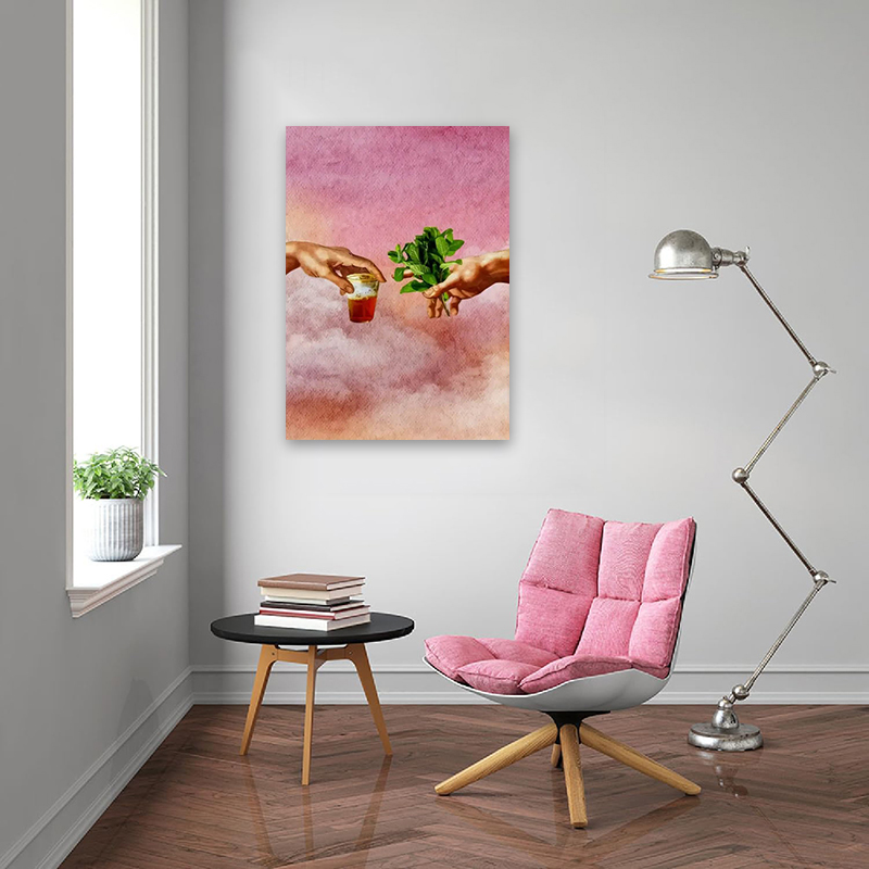 Retro Fashion Poster Prints, M - Lighting Mcqueen Wall Decor ulasan dan harga