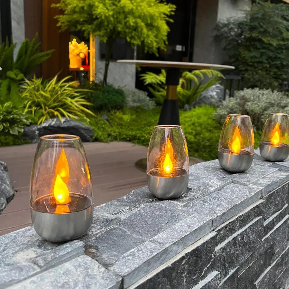 LED Solar Candles Light Flamel - Lighting Decor Living Room ulasan dan harga