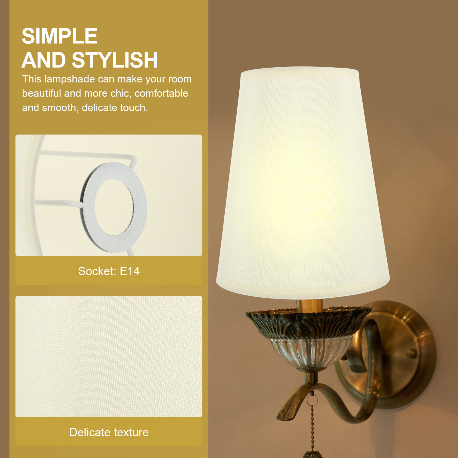 Stylish Semi-Circular Lamp Sha - Decor Lighting Solution ulasan dan harga