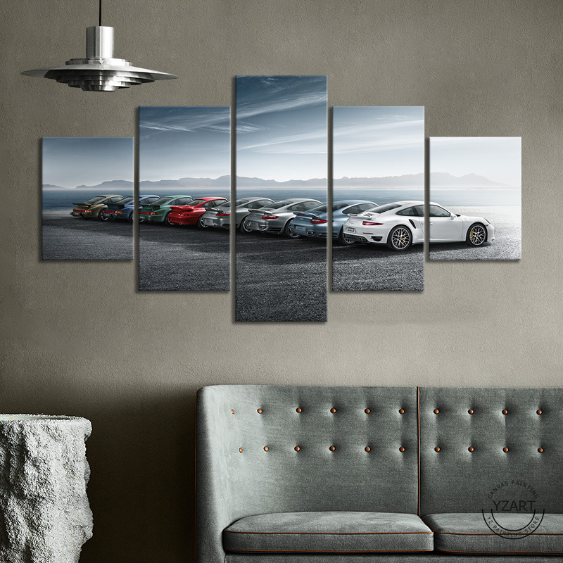 5 Pieces Canvas Wall Art Luxur - Lighting Mcqueen Wall Decor ulasan dan harga