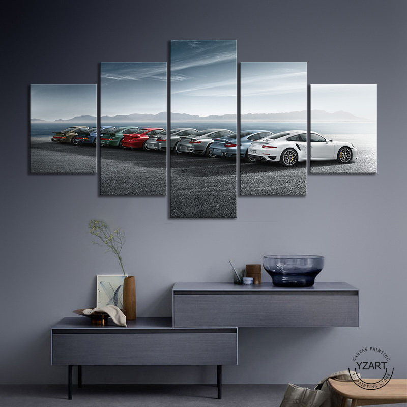 5 Pieces Canvas Wall Art Luxur - Lighting Mcqueen Wall Decor ulasan dan harga