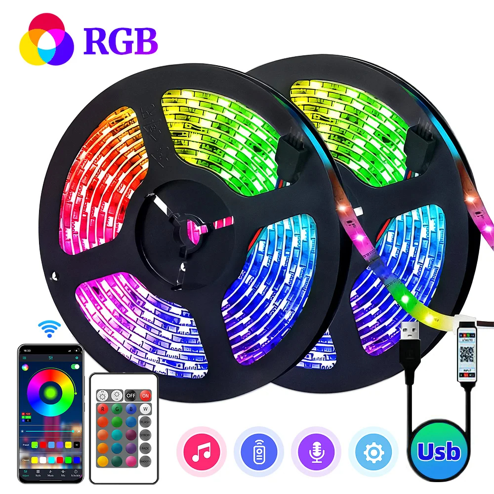 RGB 5050 Bluetooth LED Strip L - Lighting Bolt Decor ulasan dan harga