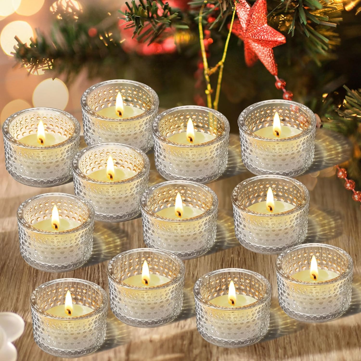 Clear Tealight Candle Holders  - Candle Holder Set ulasan dan harga