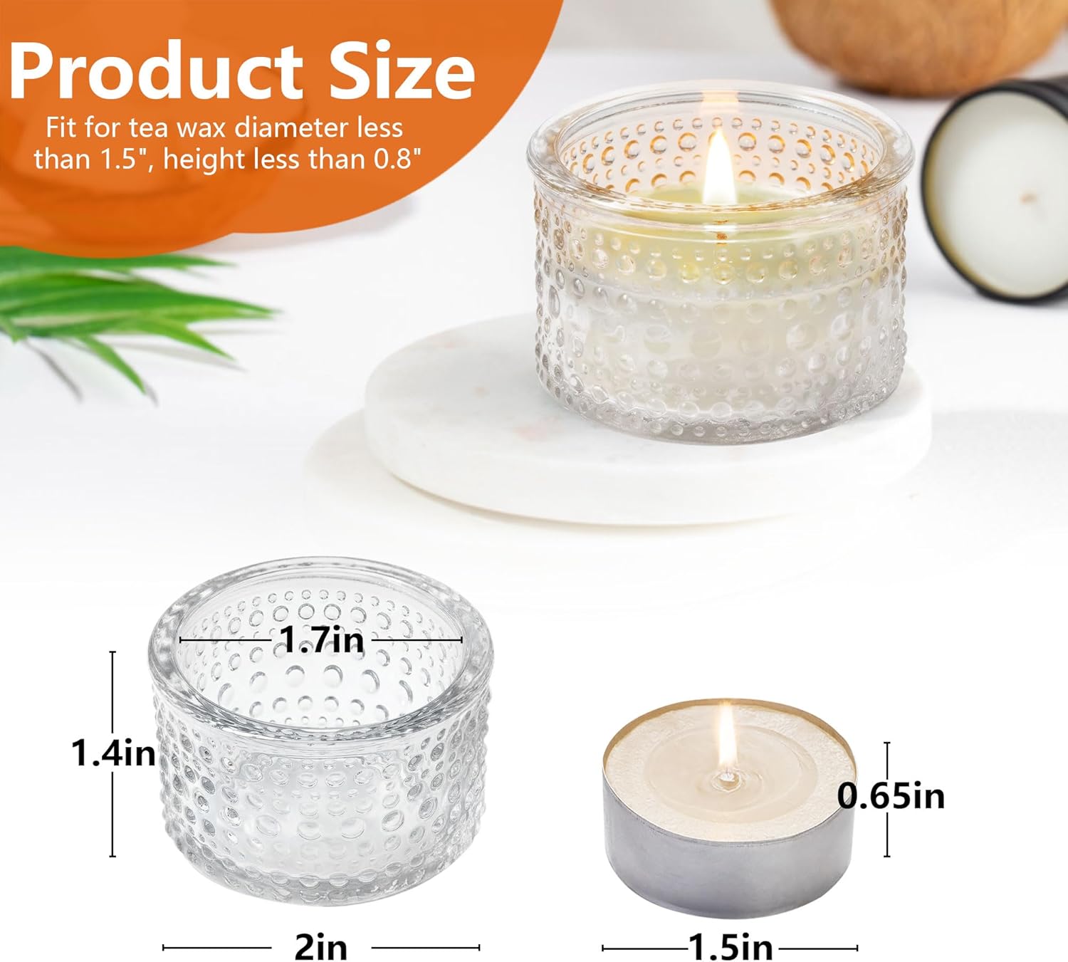 Clear Tealight Candle Holders  - Candle Holder Set ulasan dan harga