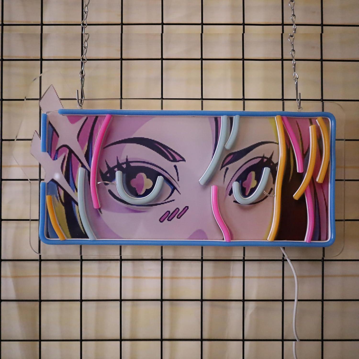 Passionate Eyes Neon Sign USB  - Garage Lighting Decor ulasan dan harga