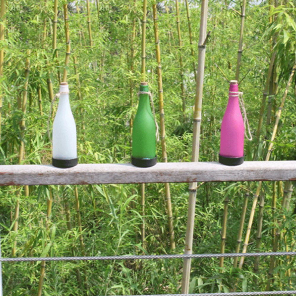 Wine Bottle Hanging Light Lamp - Lantern Paper Solar ulasan dan harga