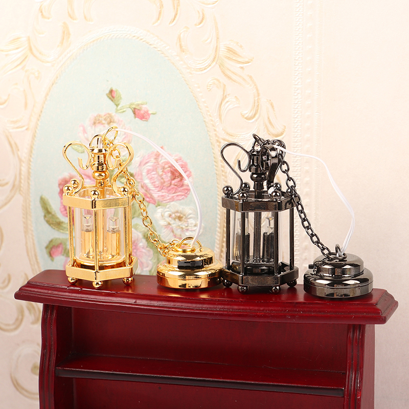 1:12 Dollhouse Miniature Lamp  - Lighting Metal Wall Decor ulasan dan harga