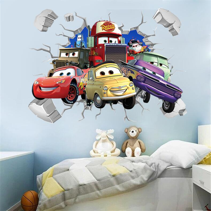 Disney Cartoon Car Lighting Mc - Lighting Mcqueen Wall Decor ulasan dan harga