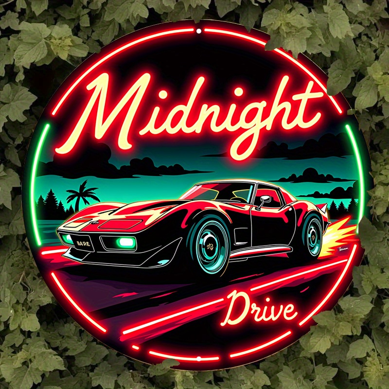 Vintage Neon Car Sign 'Legacy  - Lighting Metal Wall Decor ulasan dan harga