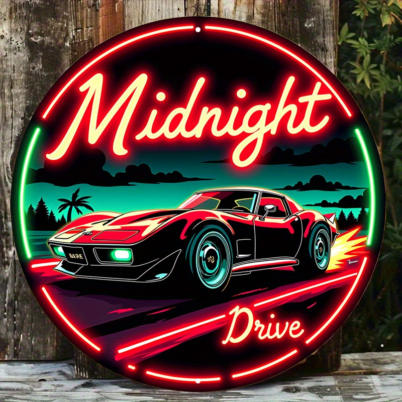 Vintage Neon Car Sign 'Legacy  - Lighting Metal Wall Decor ulasan dan harga