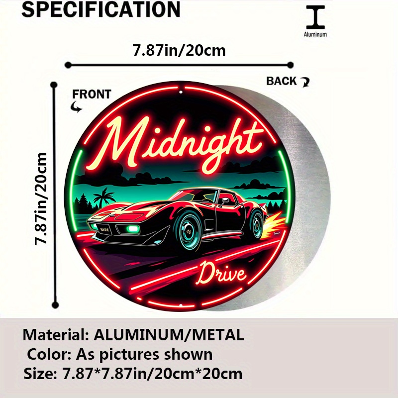Vintage Neon Car Sign 'Legacy  - Lighting Metal Wall Decor ulasan dan harga