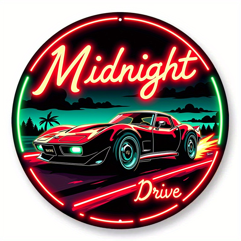 Vintage Neon Car Sign 'Legacy  - Lighting Metal Wall Decor ulasan dan harga