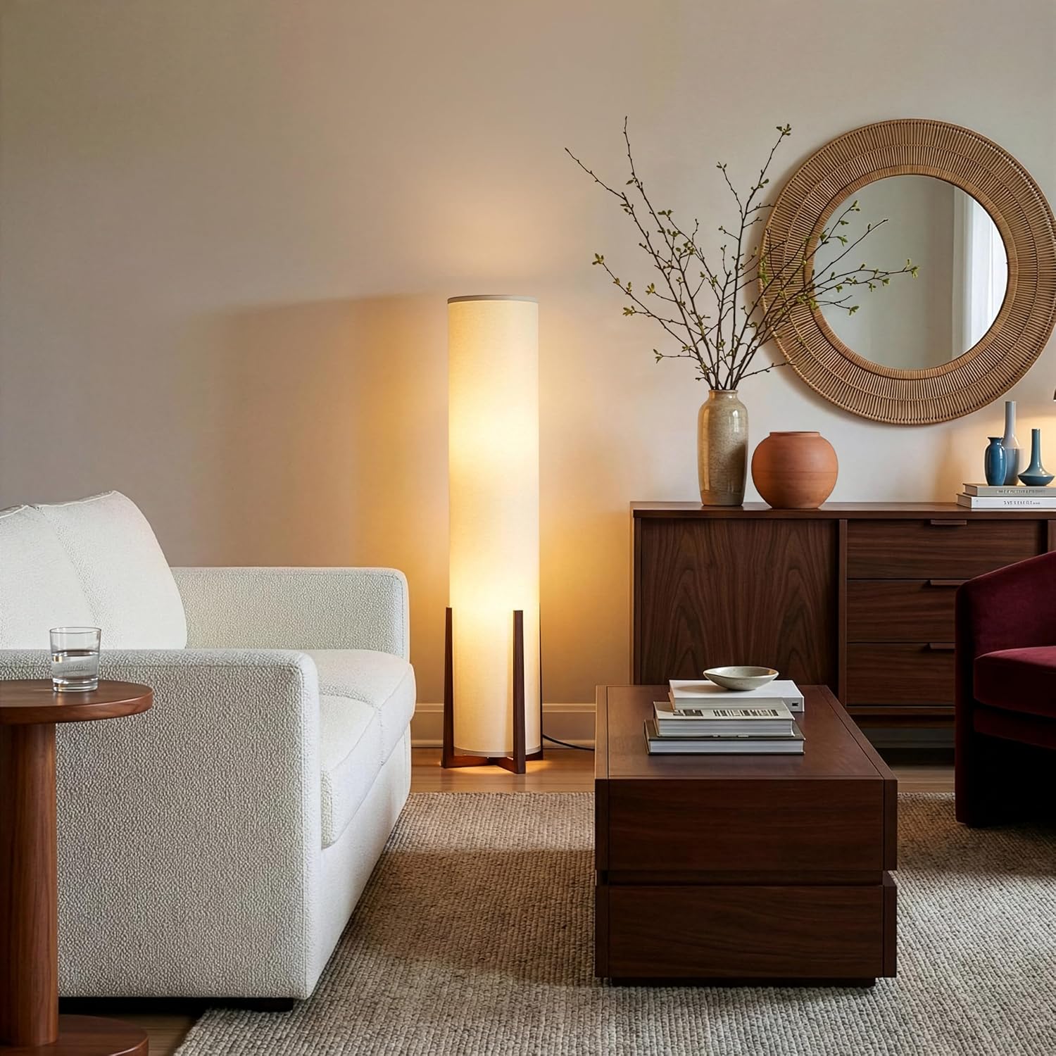 Paper Lantern Floor Lamp 48 In - Lantern Paper Solar ulasan dan harga
