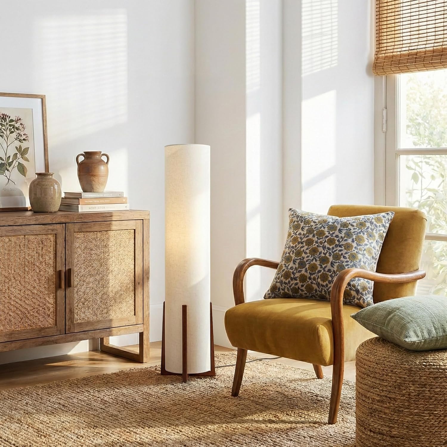 Paper Lantern Floor Lamp 48 In - Lantern Paper Solar ulasan dan harga