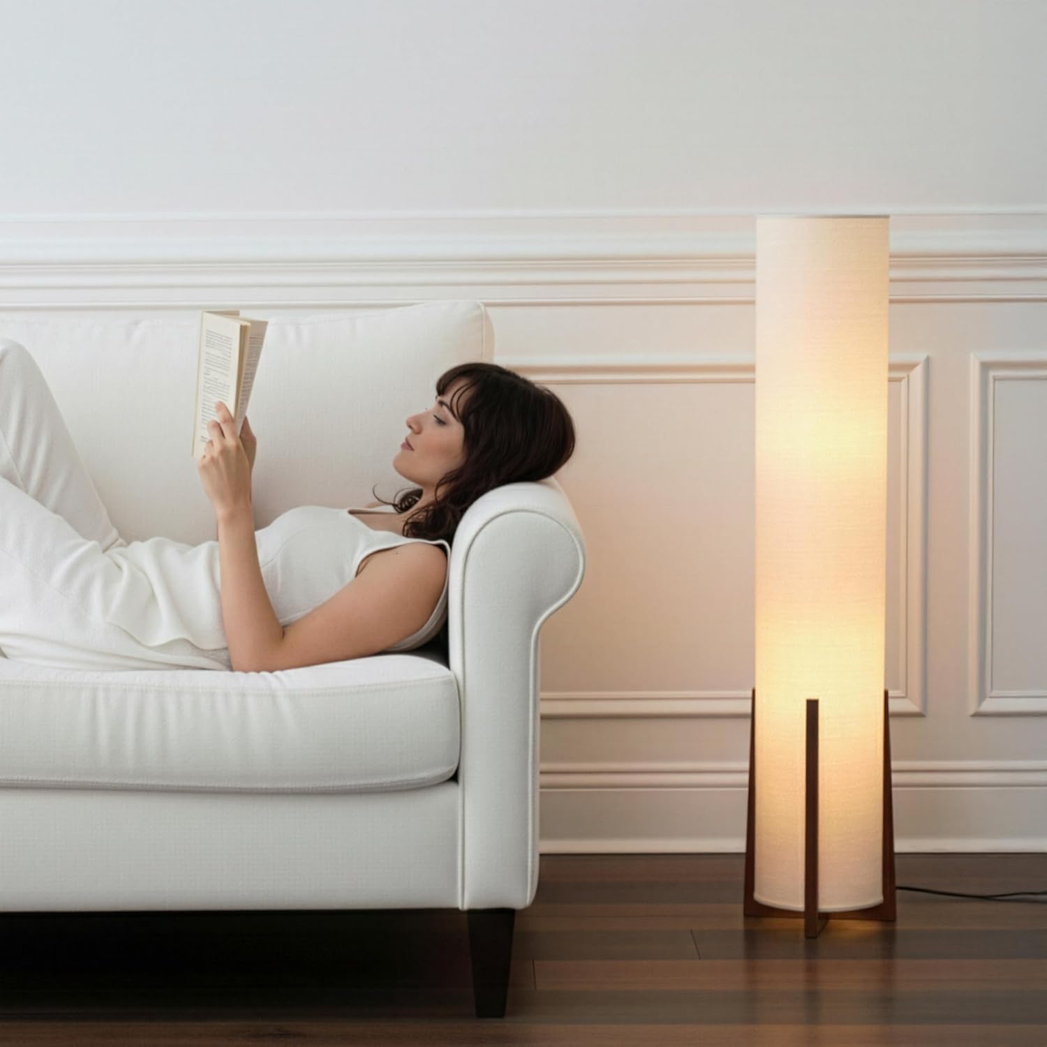 Paper Lantern Floor Lamp 48 In - Lantern Paper Solar ulasan dan harga