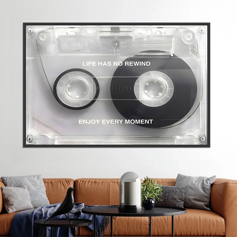 Retro Audio Cassette Motivatio - Lighting Mcqueen Wall Decor ulasan dan harga