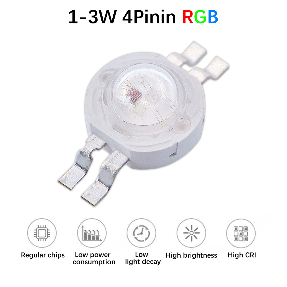 1W-3W High-Power 4-Pin RGB SMD - Decor Lighting Solution ulasan dan harga