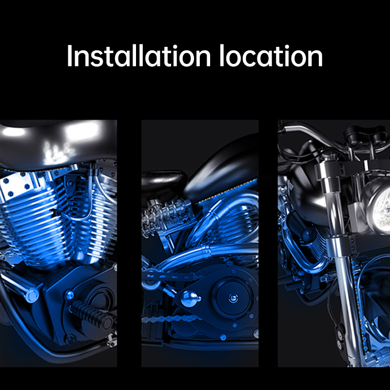 APP LED Motorcycle Car Atmosph - Lighting Bolt Decor ulasan dan harga