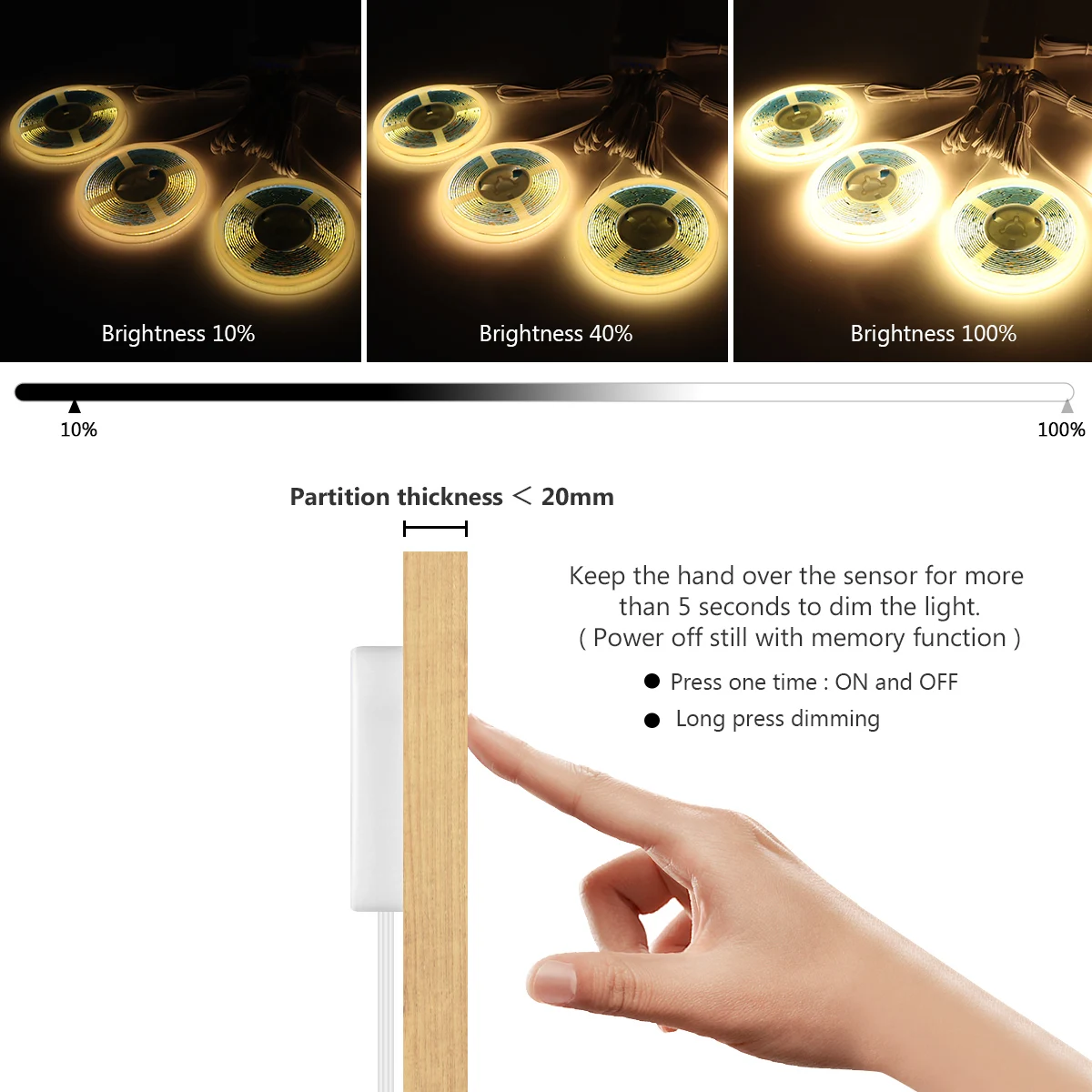 2-6PCS COB LED Strip Light Kit - Lighting Bolt Decor ulasan dan harga