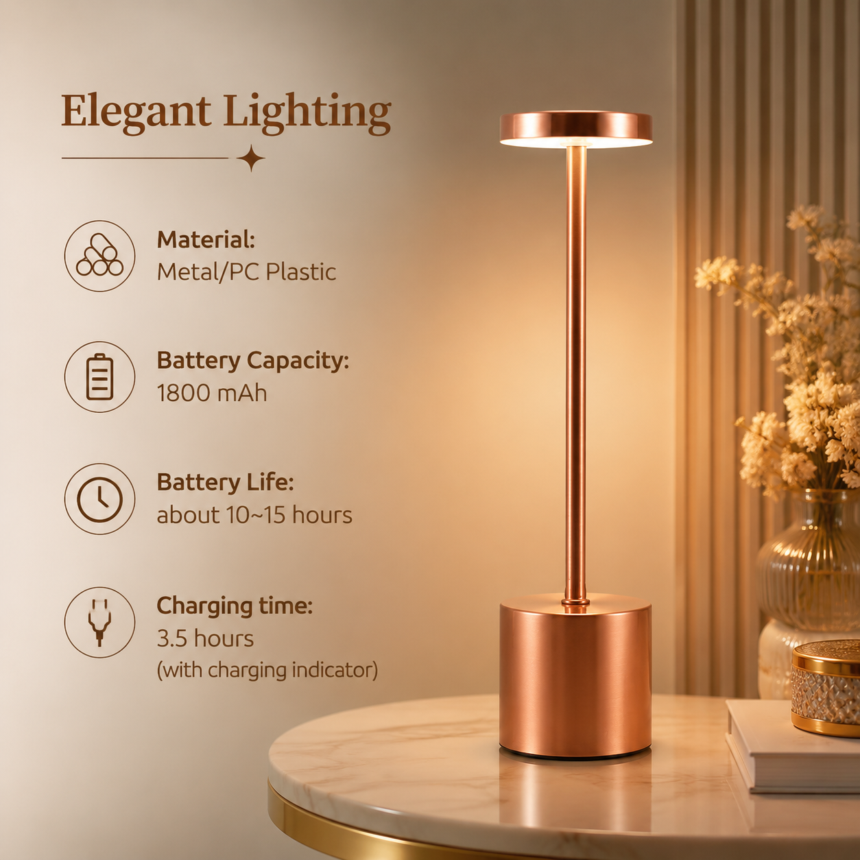 GGBingo Metal Light Table Lamp - Lighting Decor Living Room ulasan dan harga