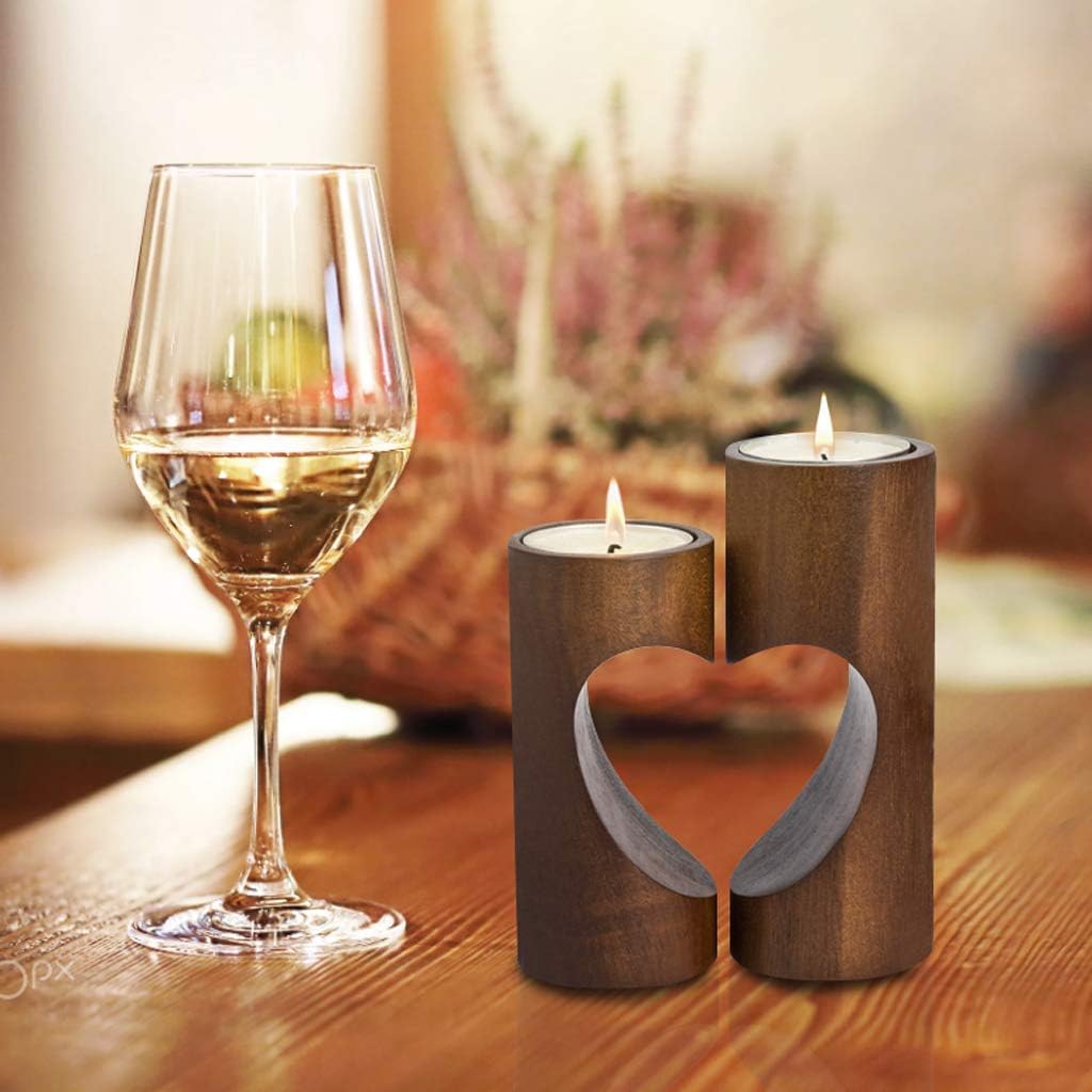Wood Tealight Candle Holders,  - Candle Holder Set ulasan dan harga