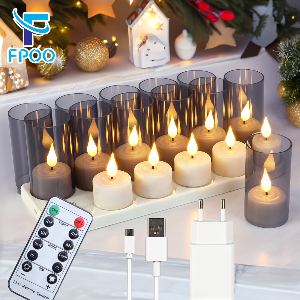 LED Candle Light Rechargeable  - Lighting Decor Living Room ulasan dan harga