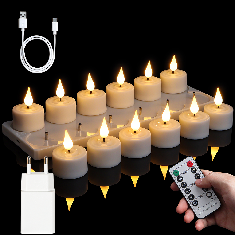 LED Candle Light Rechargeable  - Lighting Decor Living Room ulasan dan harga
