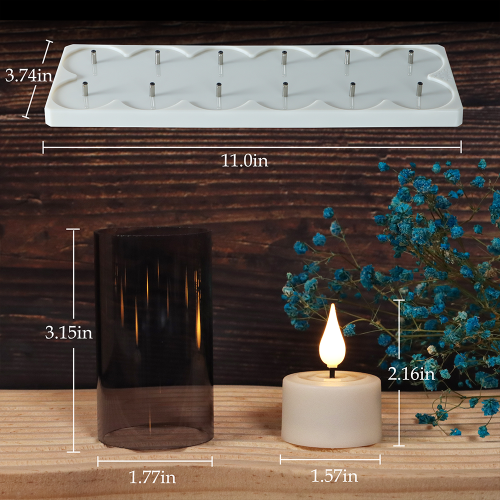 LED Candle Light Rechargeable  - Lighting Decor Living Room ulasan dan harga