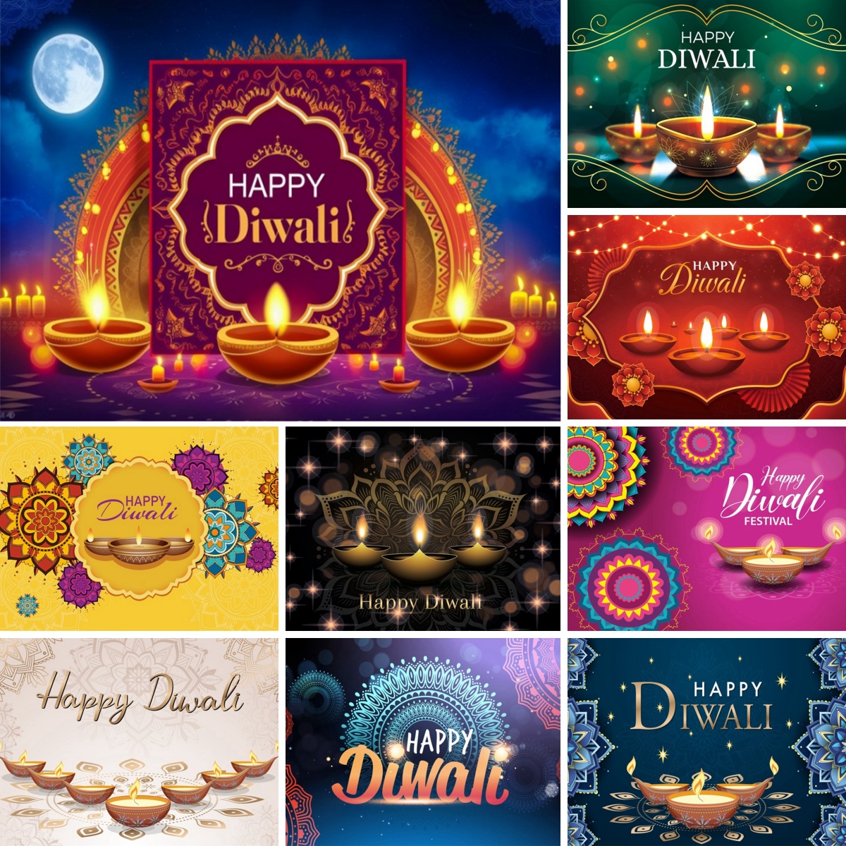 Happy Diwali Photography Backg - Lighting Decor For Diwali ulasan dan harga