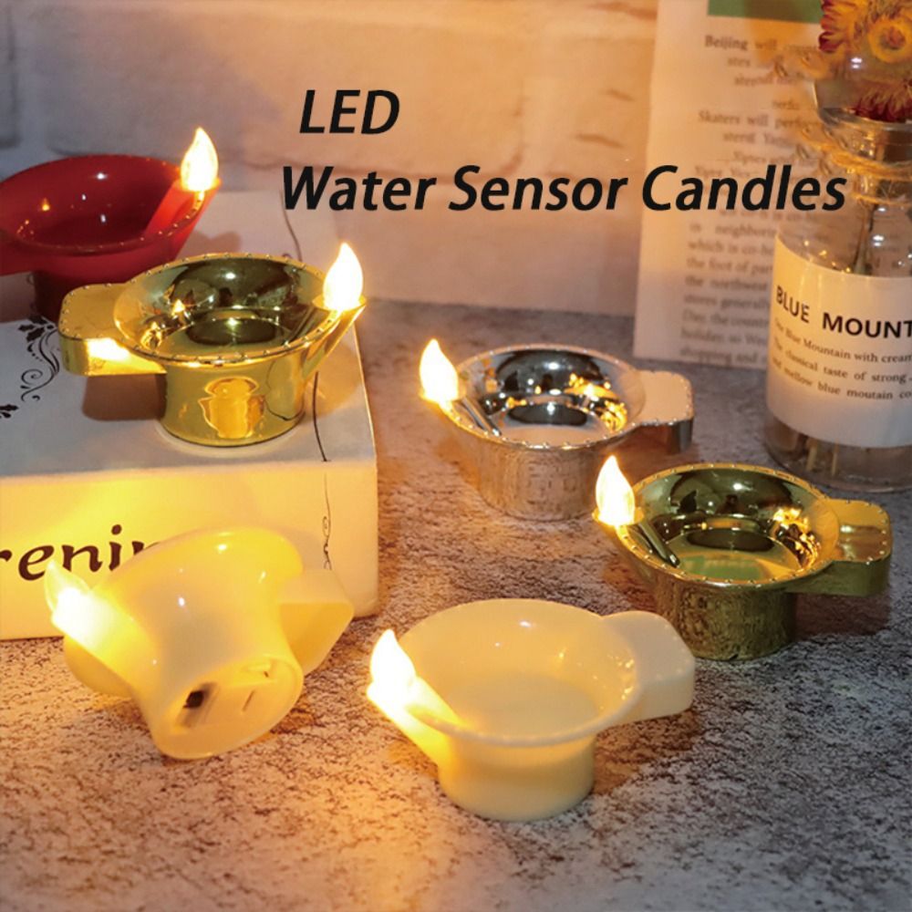 12Pcs Diwali Diya LED Light Fl - Lighting Decor For Diwali ulasan dan harga