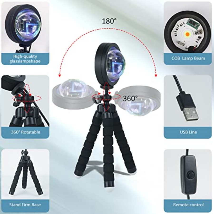 Lamp Projection Rotation LED R - Lighting Decor Living Room ulasan dan harga