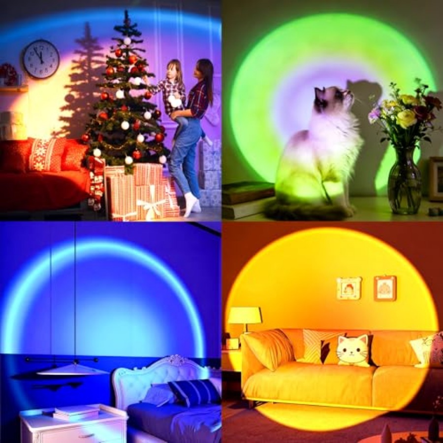 Lamp Projection Rotation LED R - Lighting Decor Living Room ulasan dan harga