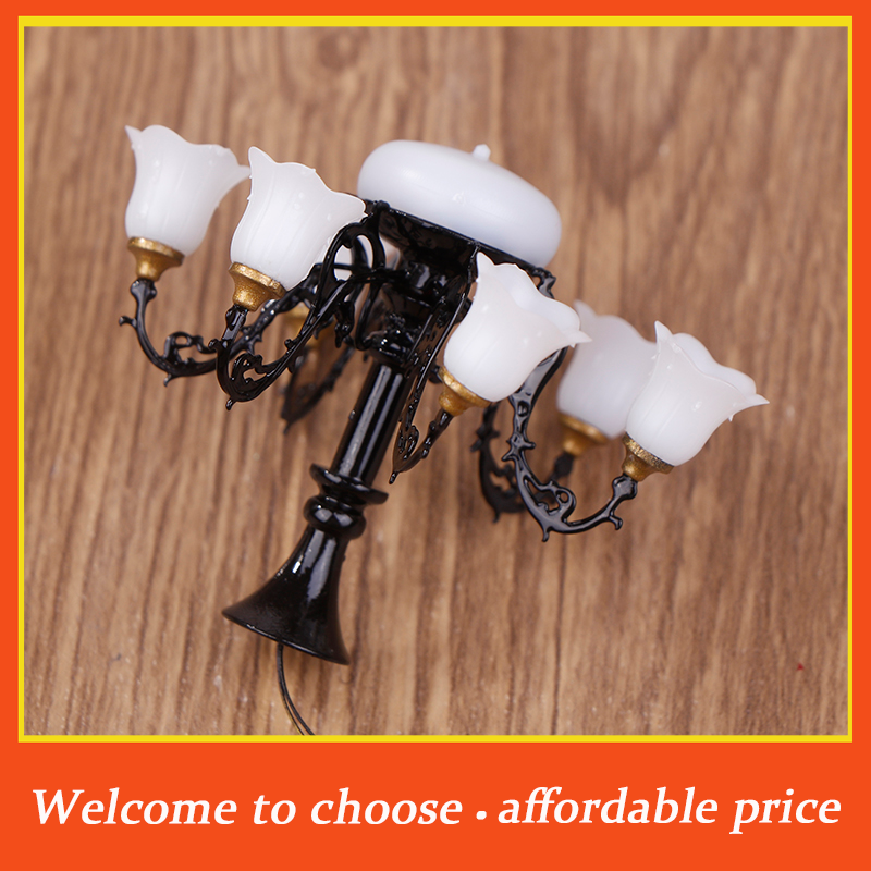 **1PC Mini Dollhouse Ceiling L - Lighting Metal Wall Decor ulasan dan harga