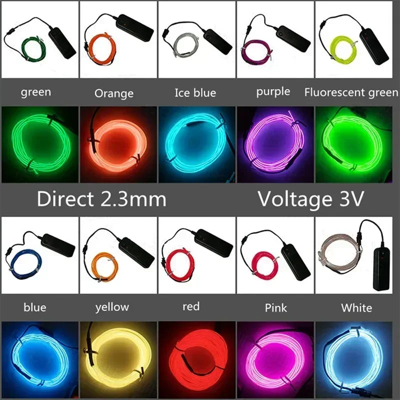 1M/3M/5M Flexible Neon Light B - Lighting Bolt Decor ulasan dan harga