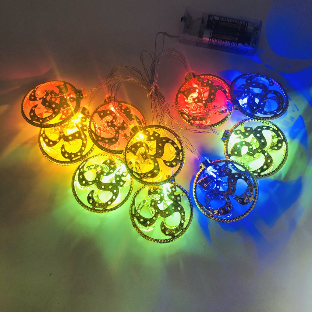 Diwali Light LED AUM OM Swasti - Lighting Decor For Diwali ulasan dan harga
