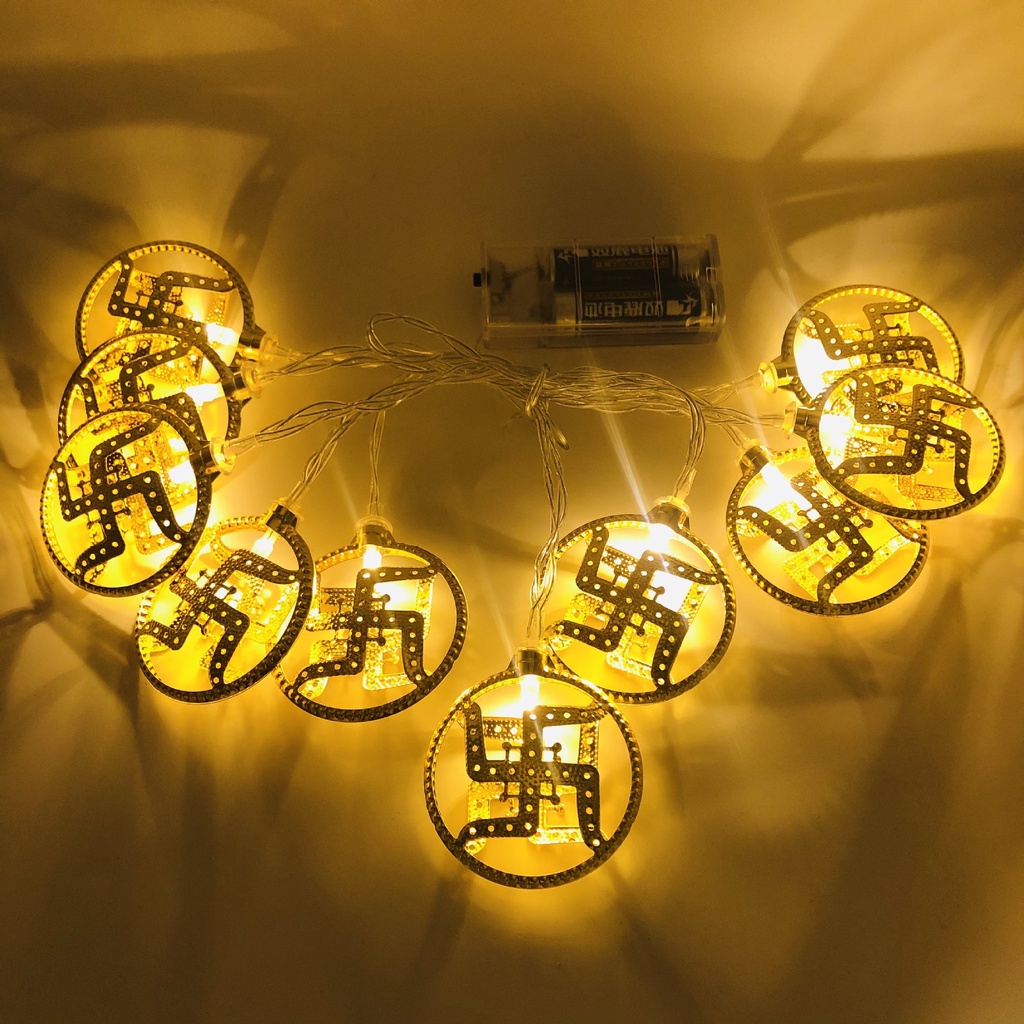 Diwali Light LED AUM OM Swasti - Lighting Decor For Diwali ulasan dan harga