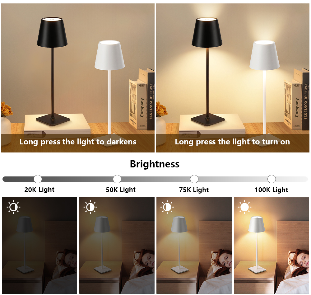 LED Rechargeable Desk Light Wi - Decor Lighting & Decor Fires Photos ulasan dan harga