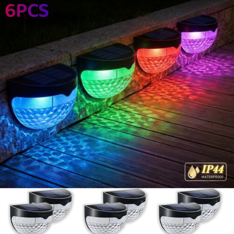 12/6 PCS solar wall lights, so - Garage Lighting Decor ulasan dan harga