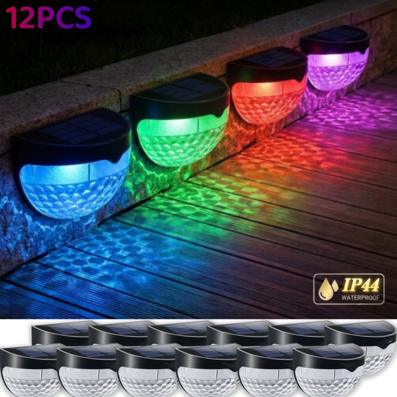 12/6 PCS solar wall lights, so - Garage Lighting Decor ulasan dan harga