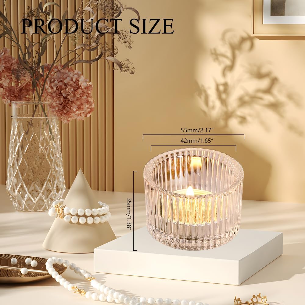 Glass Tealight Candle Holders  - Candle Holder Set ulasan dan harga